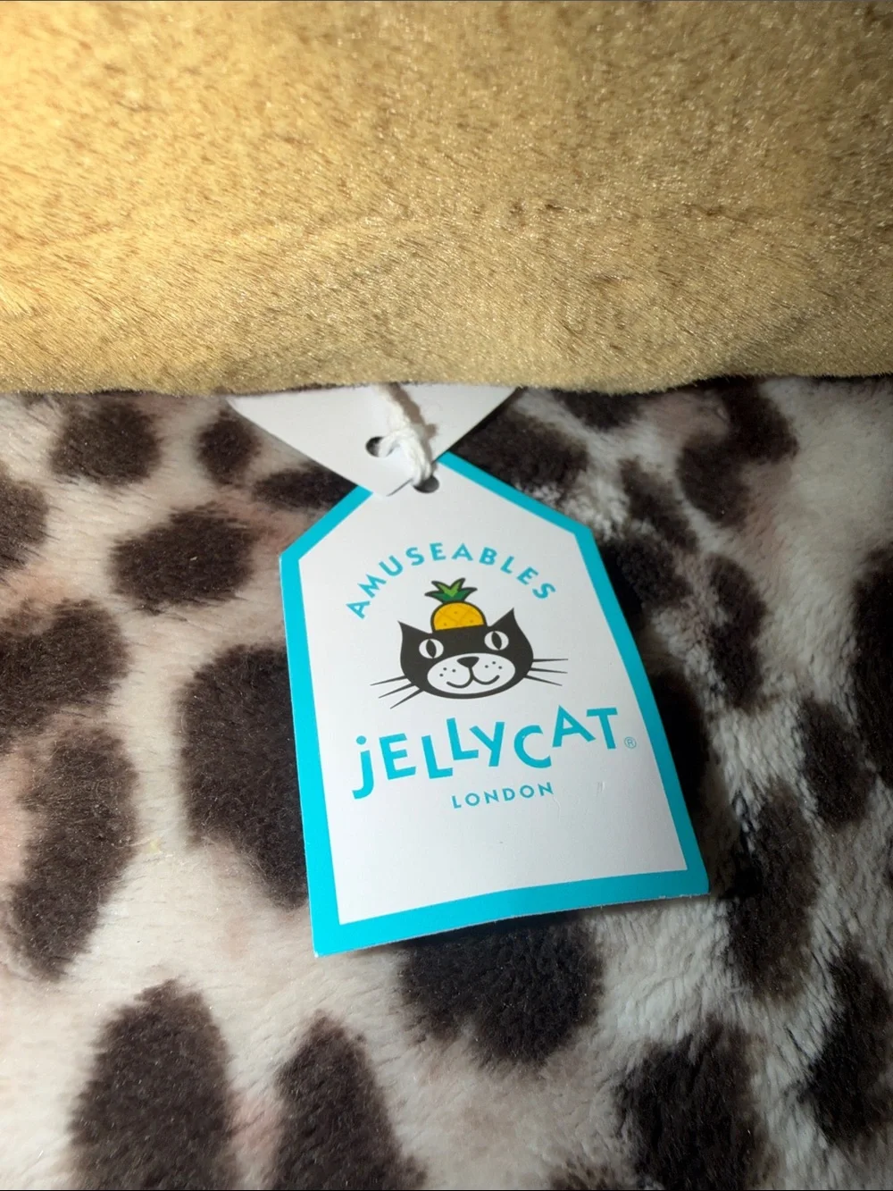 Jellycat Tan and Brown Baguette